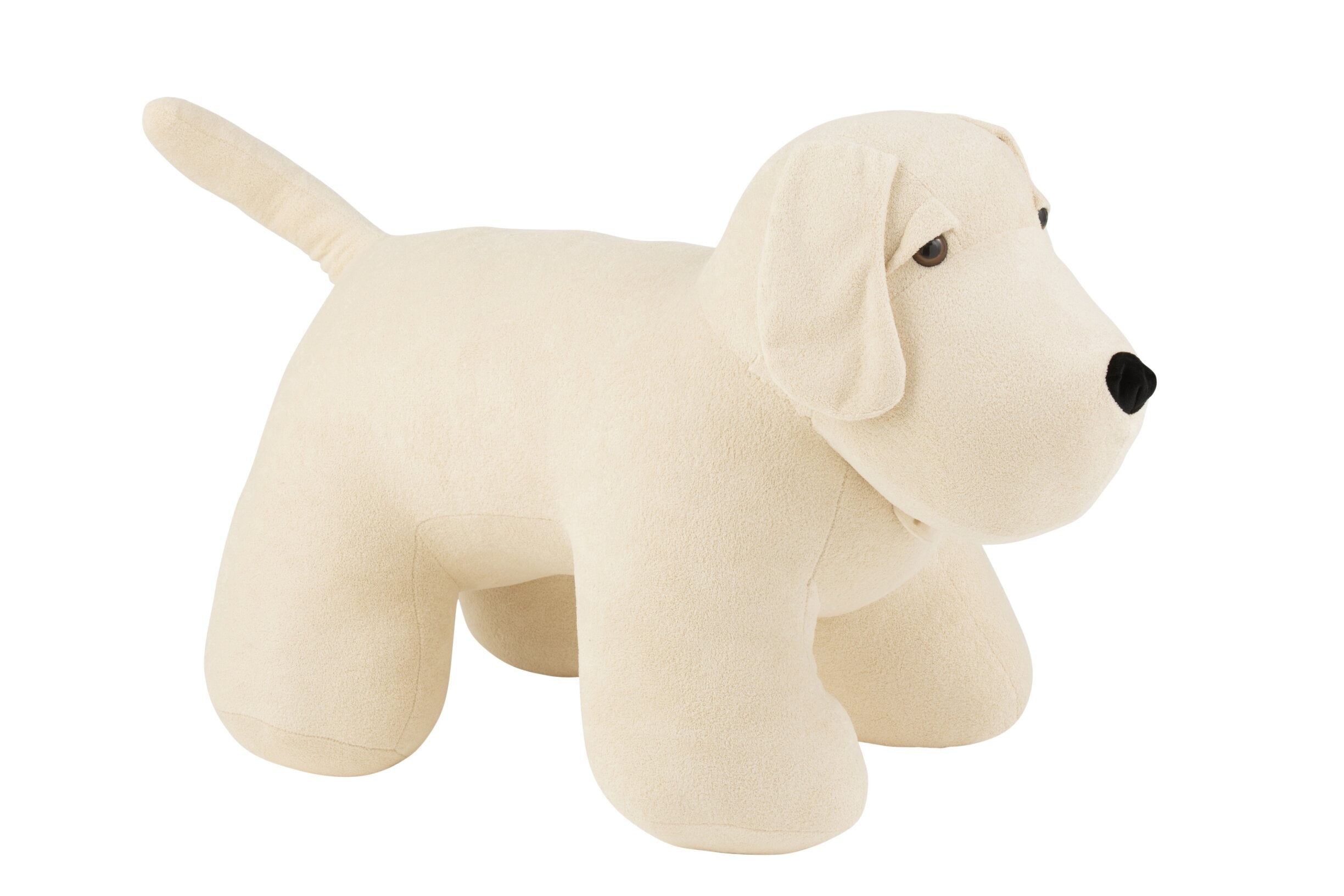 Cale-porte chien en textile écru J-Line